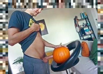 ????Fucking a Pumpkin to Ward off Evil Spirits ????Happy Halloween????