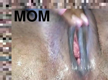 mastubasi, vagina-pussy, ibu, permainan-jari, dad-girl, sperma, berkedip