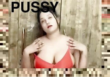 Look at my tits and pussy and cum on them