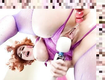 MILF QUEEN PEG PETE GETS CREAMED TWICE! GOOFY MOVIE COSPLAY with Little Puck