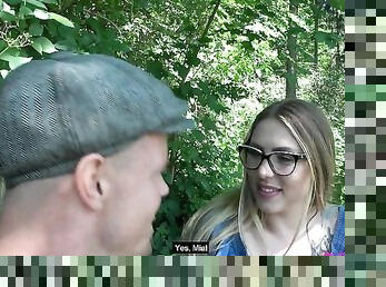 Papa, Lunettes, En plein air, Public, Amateur, Fellation, Milf, Pornstar, Allemand, Branlette