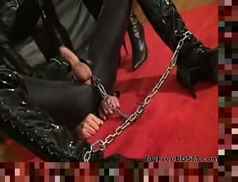 Leatherslut bdsm bondage slave